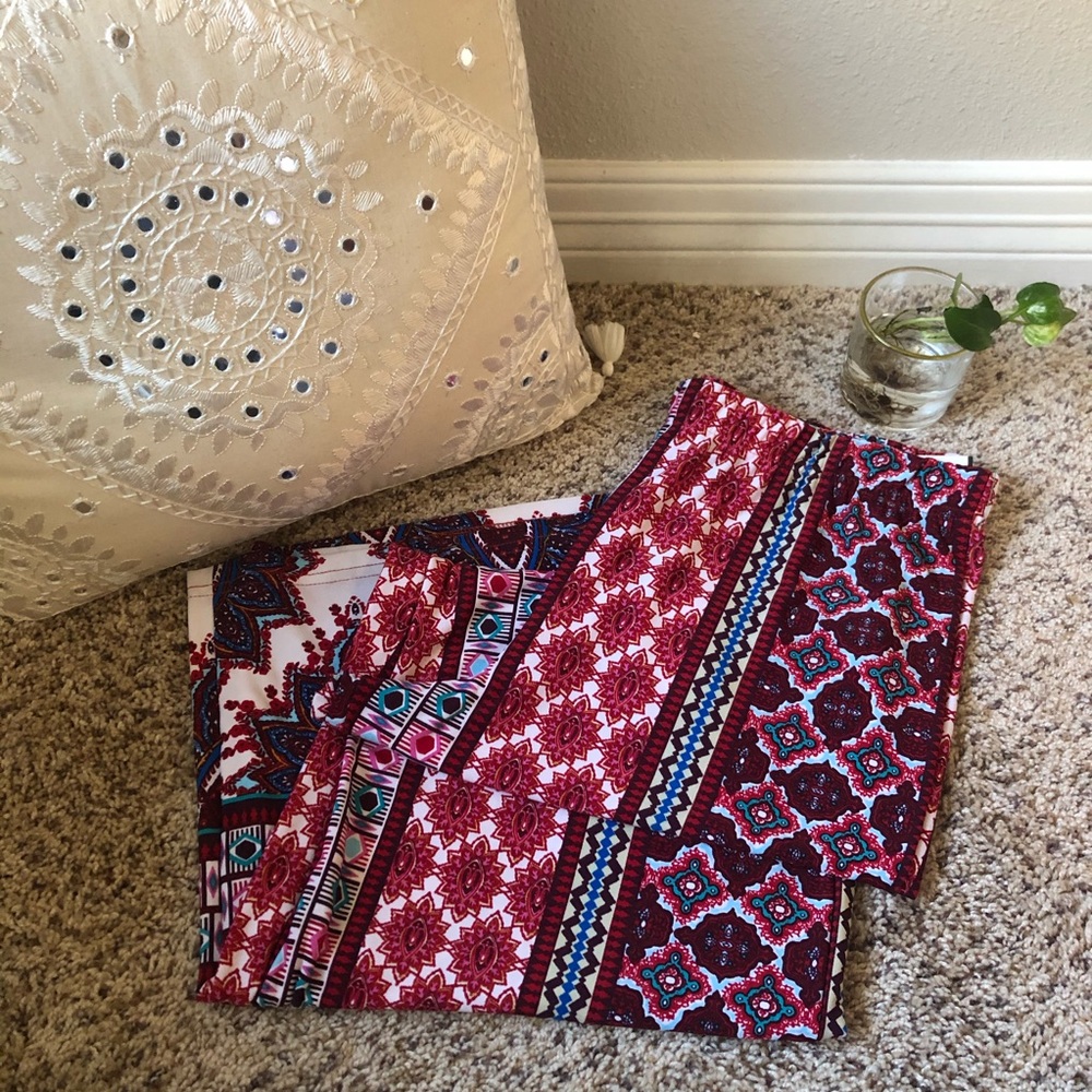 Anthropologie Fig and Flower Boho Lounge Pants L